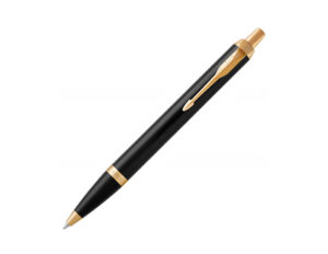 Parker IM系列亮黑金夾原子筆(PN-IM17-BLK-GT-BP)