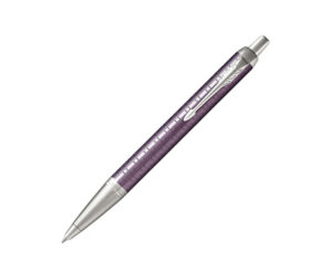 Parker IM Premium系列深紫格紋原子筆(PN-IM17-PRMVIO-CT-BP)