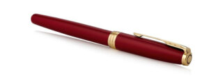 Parker Sonnet系列新版紅色金夾18K金筆咀墨水筆(PN-SON17-RED-GT-F) - Image 2
