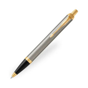 Parker IM系列鋼色金夾原子筆(PN-IM17-SS-GT-BP)