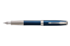 Parker Sonnet系列新版藍色銀夾18K金筆咀墨水筆(PN-SON17-BLU-CT-F) - Image 5