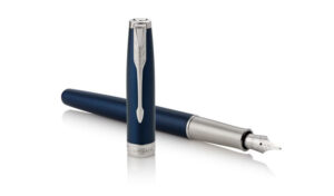 Parker Sonnet系列新版藍色銀夾18K金筆咀墨水筆(PN-SON17-BLU-CT-F) - Image 3