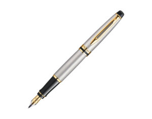 WATERMAN Expert系列-不鏽鋼鍍23K金夾 墨水筆 (WTM-EXP-SS-GT-F)