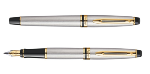WATERMAN Expert系列-不鏽鋼鍍23K金夾 墨水筆 (WTM-EXP-SS-GT-F) - Image 2