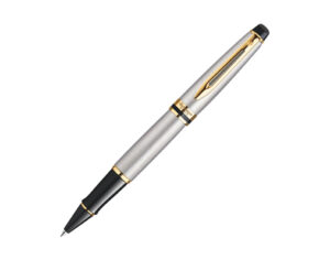 WATERMAN Expert系列-不鏽鋼鍍23K金夾 走珠筆 (WTM-EXP-SS-GT-RB)