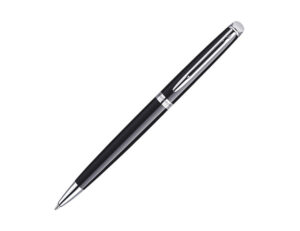 WATERMAN HÉMISPHÈRE系列黑身銀夾原子筆(WTM-HEM-BLK-CT-BP)