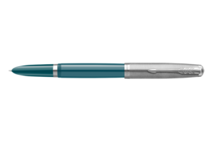 Parker 51系列墨水筆-青綠銀夾(PN-51-LBLU-CT-F) - Image 2