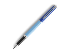 WATERMAN HÉMISPHÈRE系列雙藍色銀夾墨水筆(WTM-HEM-DUOBLU-CT-F)