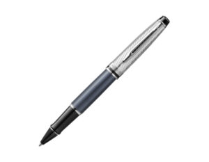 WATERMAN Expert系列Deluxe Stone石英灰桿波浪紋銀夾 走珠筆 (WTM-EXP-DLXSTN-RB)