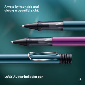 LAMY AL-star系列2023年特別版原子筆 – 燃油藍(LMY-AL-2023BLUE-BP) - Image 2