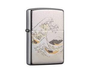 Zippo 日版火機 – 遠眺富士(ZPO-ZBT-5-26G)