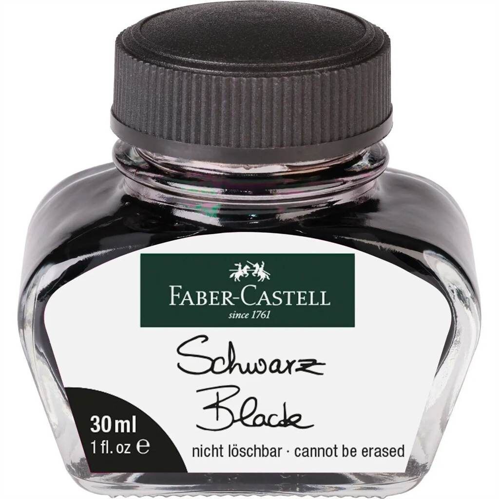 加購Faber Castell 樽庄墨水30ml – 黑色