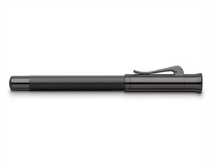 德國Graf von Faber-Castell Guilloche系列全黑扭索紋筆杆18K黃金咀墨水筆 (GFAB-GUI-MONOBLK-FP) - Image 2