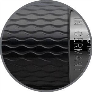 德國Graf von Faber-Castell Guilloche系列全黑扭索紋筆杆18K黃金咀墨水筆 (GFAB-GUI-MONOBLK-FP) - Image 4