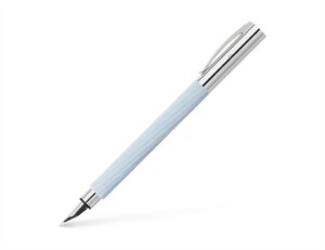 德國Faber-Castell Ambition系列特別版冰藍扭紋筆杆墨水筆 (FAB-AMB-SE-IBLU-FP)