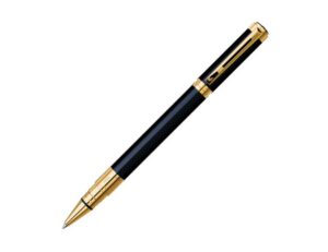 WATERMAN Perspective系列-亮黑鍍23K金夾 走珠筆 (WTM-PEP-BLK-GT-RB)