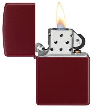 Zippo 防風火機 – 深色酒紅 (ZPO-46021) - Image 2