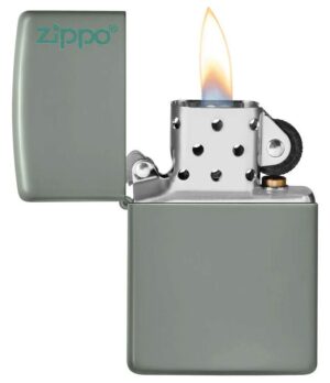 Zippo 防風火機 – 鼠尾草灰LOGO (ZPO-49843ZL) - Image 2