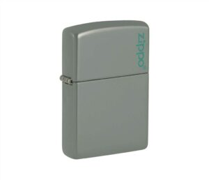 Zippo 防風火機 – 鼠尾草灰LOGO (ZPO-49843ZL)