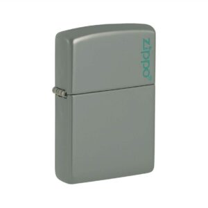 Zippo 防風火機 – 鼠尾草灰LOGO (ZPO-49843ZL)
