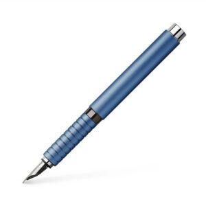 德國Faber-Castell Essential系列鋁杆藍色墨水筆 (FAB-ESS-BLU-FP)