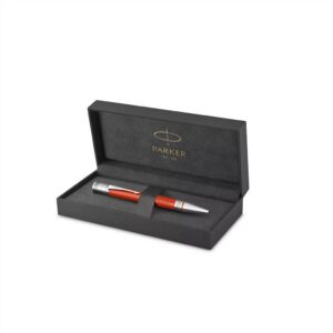 Parker Duofold系列(Centennial) 經典橘紅銀夾原子筆 (PN-DUO-BIGRED-BP) - Image 4