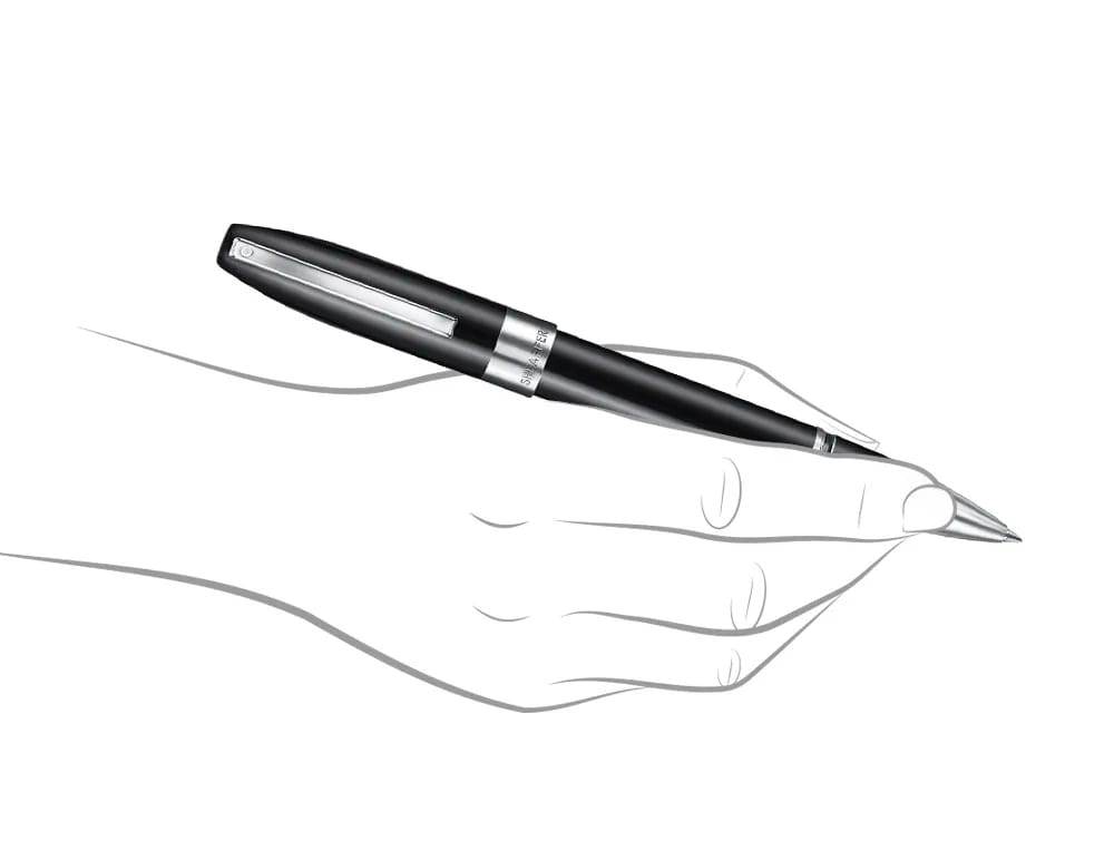 Sheaffer犀飛利Legacy系列亮黑銀夾走珠筆 (SHF-LGC-LBLK-CT-RB) - Image 3