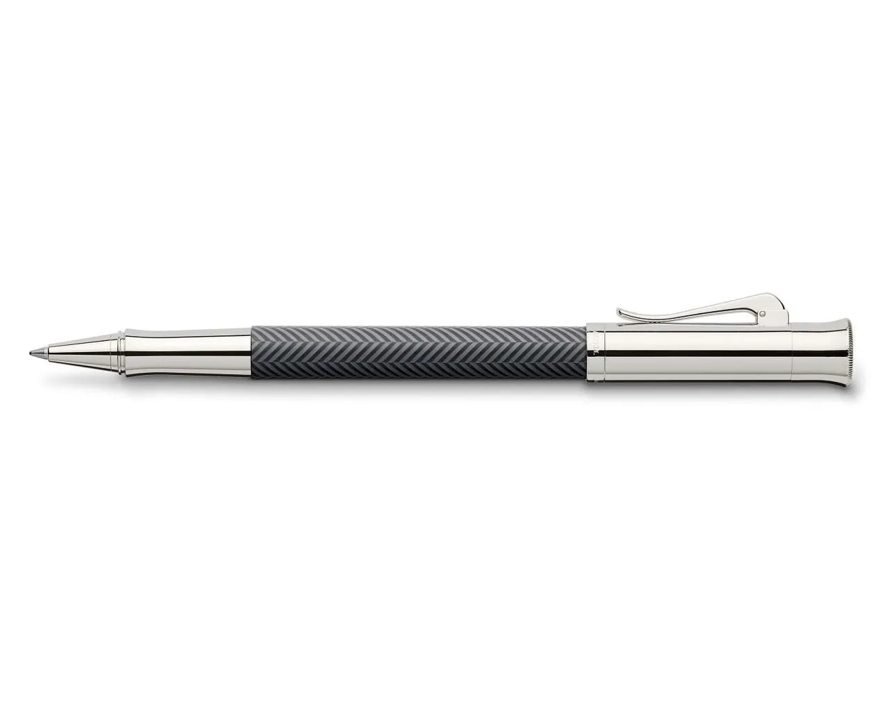 德國Graf von Faber-Castell Guilloche系列深灰幾何紋筆杆走珠筆 (GFAB-GUI-CISELE-RB) - Image 2
