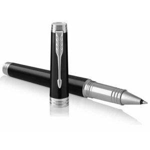 Parker Premier 系列亮黑銀夾走珠筆 (PN-PMI-BLK-CT-RB)
