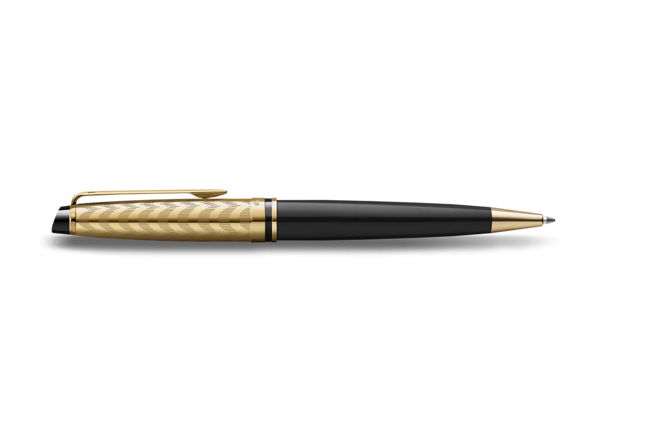 WATERMAN Expert系列Deluxe Opera Collection歌劇院之美黃金雕刻紋配黑杆原子筆 (WTM-EXP-DLXBLK26-BP) - Image 3