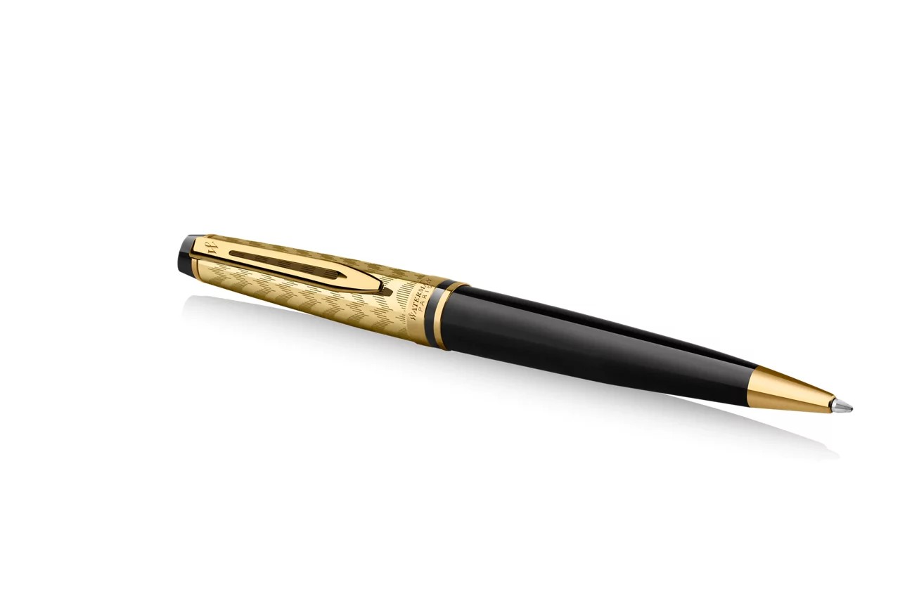 WATERMAN Expert系列Deluxe Opera Collection歌劇院之美黃金雕刻紋配黑杆原子筆 (WTM-EXP-DLXBLK26-BP) - Image 2