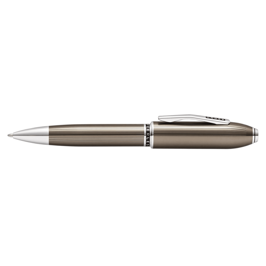 Cross Peerless系列Titanium Gray鈦金屬灰鍍鉑金筆夾原子筆 (CRS-PLS-TTM-CT-BP) - Image 2