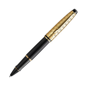 WATERMAN Expert系列Deluxe Opera Collection歌劇院之美黃金雕刻紋配黑杆走珠筆 (WTM-EXP-DLXBLK26-RB)