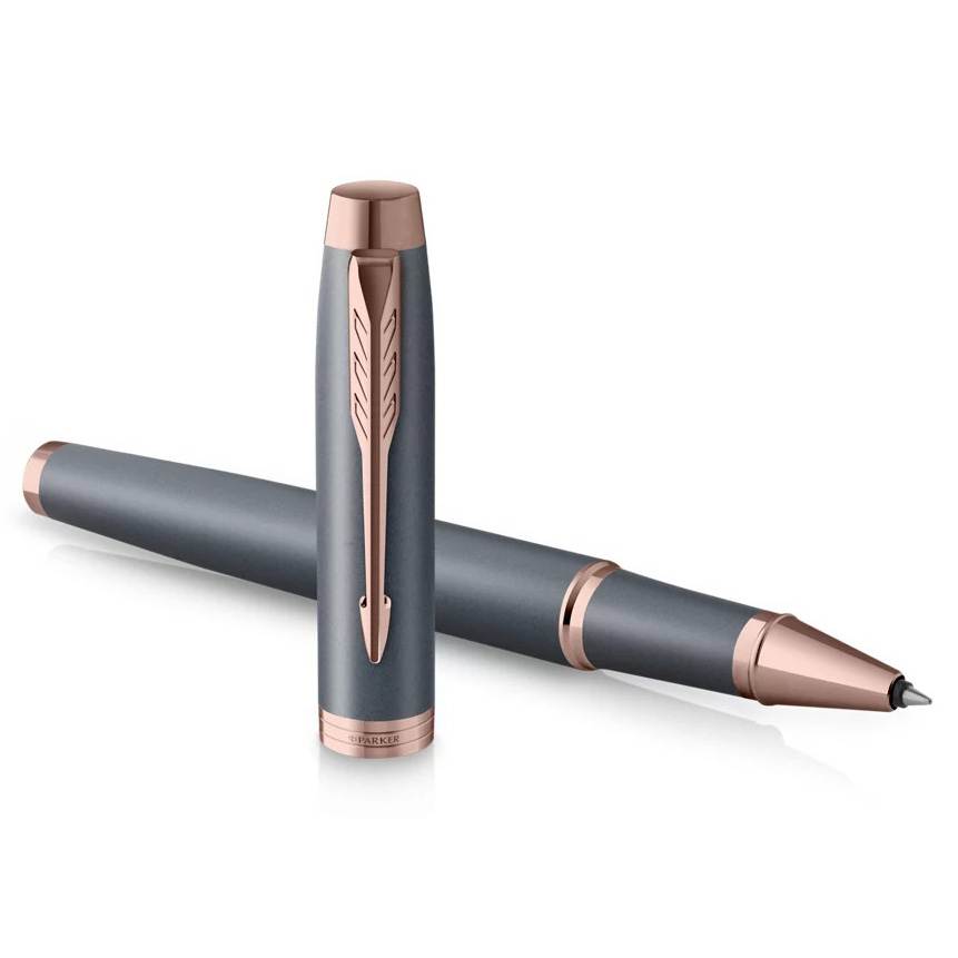 Parker IM 系列 Finishing Touch特別版走珠筆 - 深灰玫瑰金夾 (PN-IM-FNTH-GRY-RT-RB)