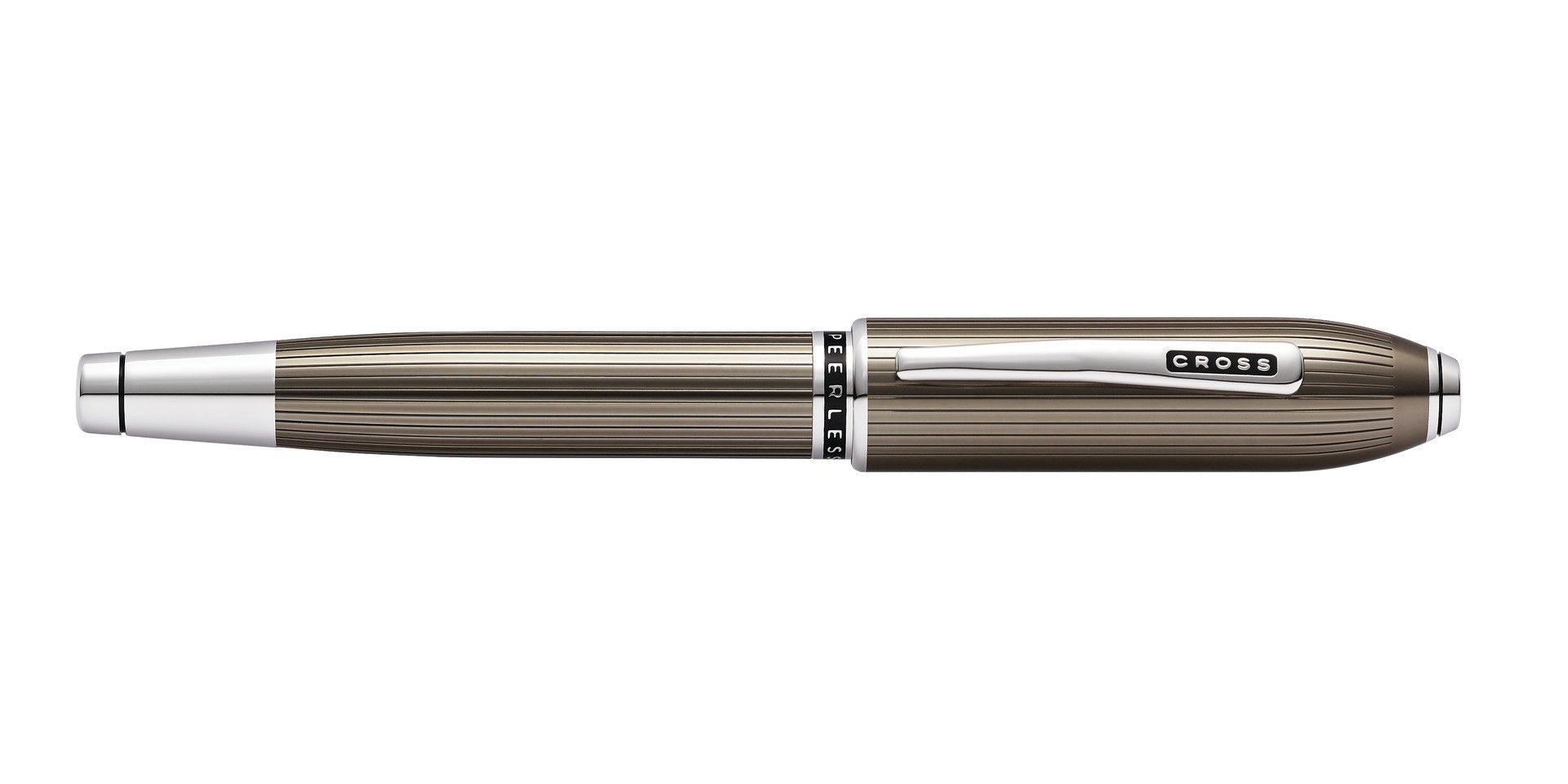 Cross Peerless系列Titanium Gray鈦金屬灰鍍鉑金筆夾走珠筆 (CRS-PLS-TTM-CT-RB) - Image 3