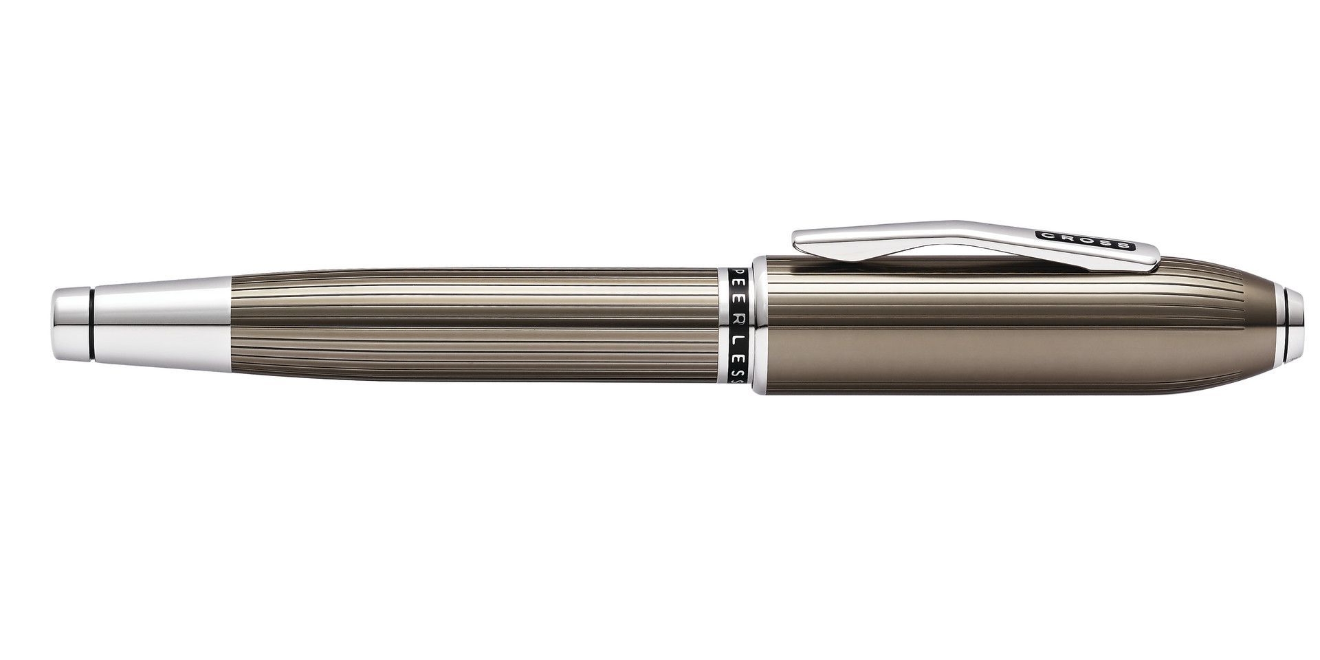 Cross Peerless系列Titanium Gray鈦金屬灰鍍鉑金筆夾走珠筆 (CRS-PLS-TTM-CT-RB) - Image 2