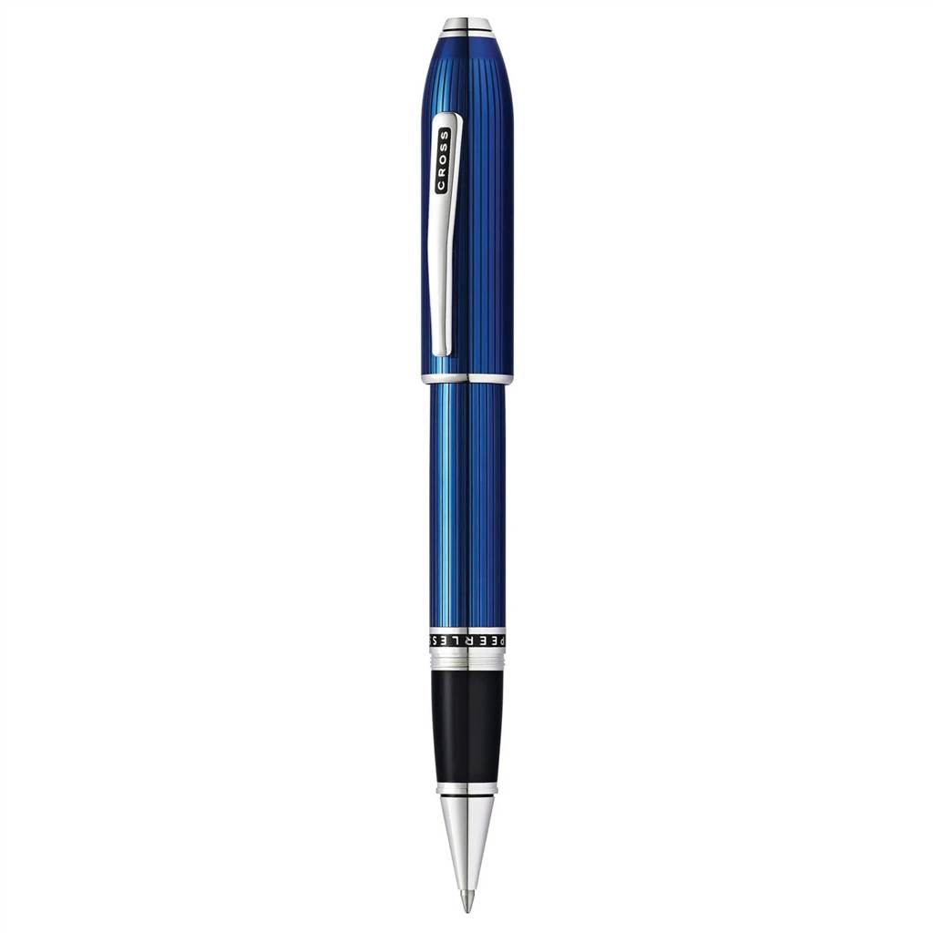Cross Peerless系列Quartz Blue石英藍鍍鉑金筆夾走珠筆 (CRS-PLS-QBLU-CT-RB) - Image 6