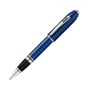 Cross Peerless系列Quartz Blue石英藍鍍鉑金筆夾走珠筆 (CRS-PLS-QBLU-CT-RB)