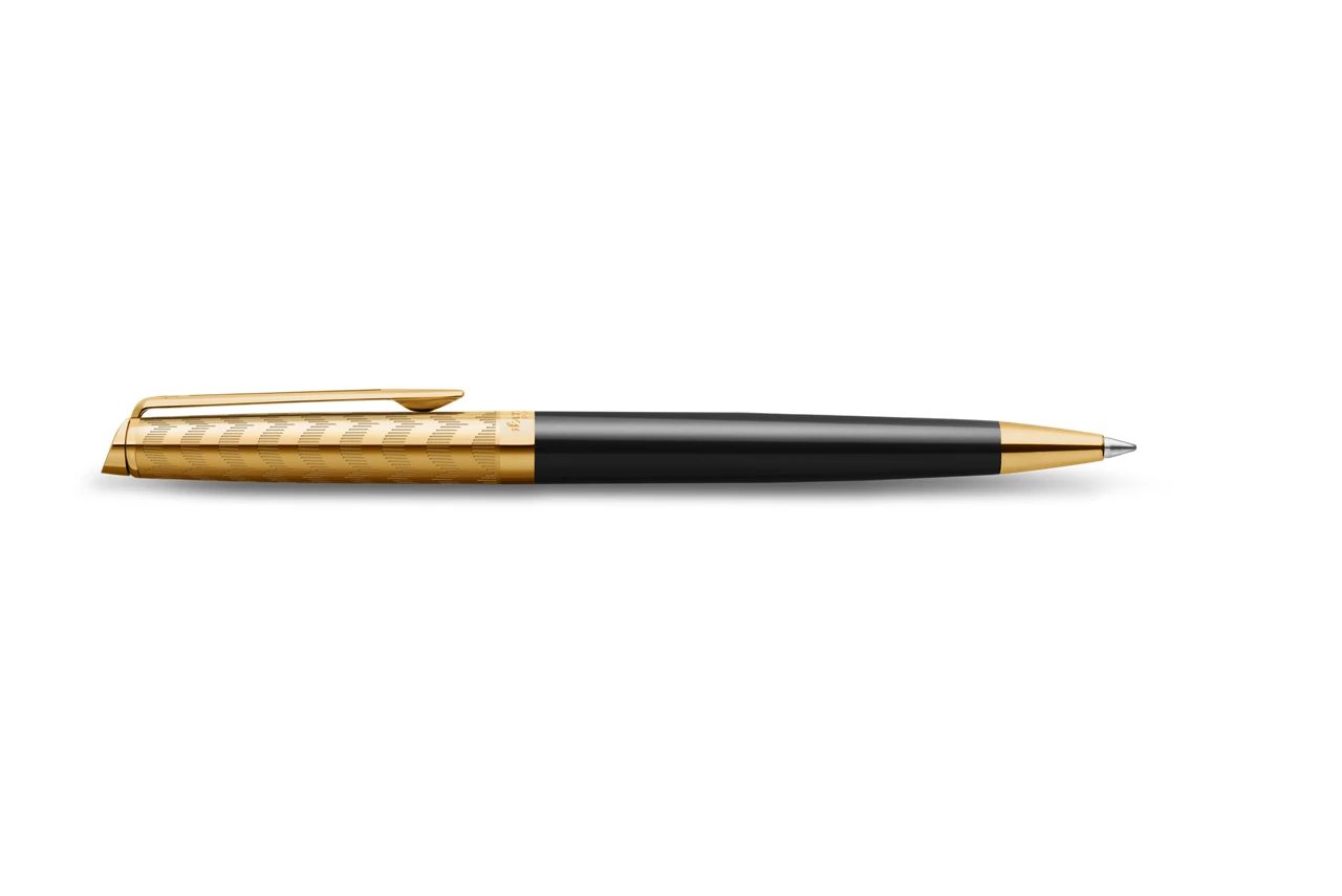WATERMAN HÉMISPHÈRE系列Deluxe Opera Collection歌劇院之美黃金雕刻紋配黑杆原子筆 (WTM-HEM-DLXBLK26-BP) - Image 2