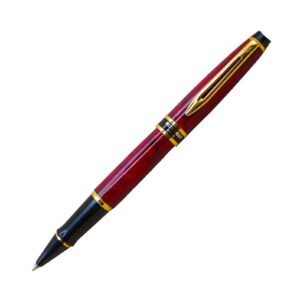 WATERMAN Expert系列-紅色大理石紋金夾走珠筆 (WTM-EXP-MARRED-GT-RB)