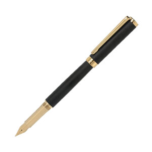 Sheaffer Intensity系列 - 黑色暗紋金夾墨水筆 (SHF-INT-BLK-GT-F)